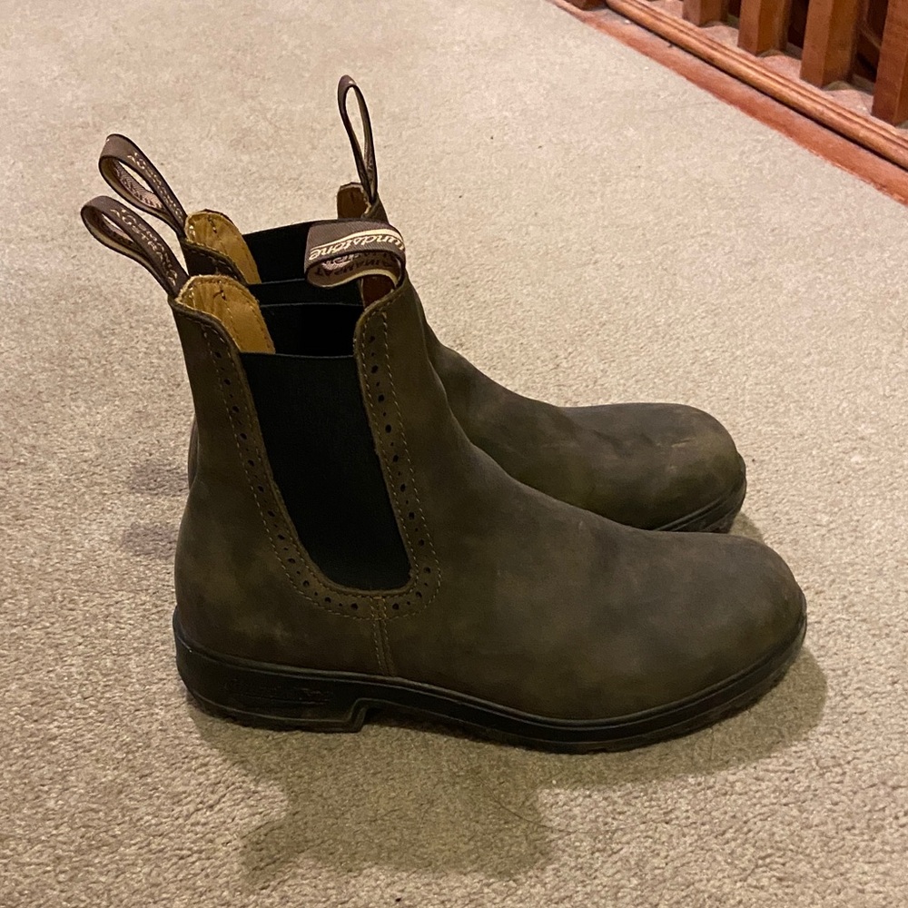 Blundstone High Top 1351 in rustic brown